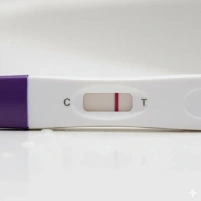 AI pregnancy test checker sample - positive pregnancy test with clear lines